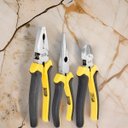 Ver mais imagens de Kit Jogo 3 Alicates-1 Alicate Universal 8"pol+1 de Corte Diagonal 6"pol+1 de Bico Meia Cana 6"pol