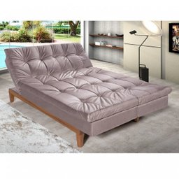 Sofá Cama 3 Lugares 5 Posições Versátil Madero Espresso Móveis - 2