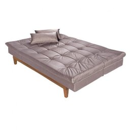 Sofá Cama 3 Lugares 5 Posições Versátil Madero Espresso Móveis - 5
