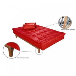 Sofá Cama 3 Lugares 5 Posições Versátil Madero Espresso Móveis - 6