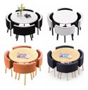 Ver imagem 1 de Conjunto Mesa Minimalista com 4 Cadeiras Compacta 1m²