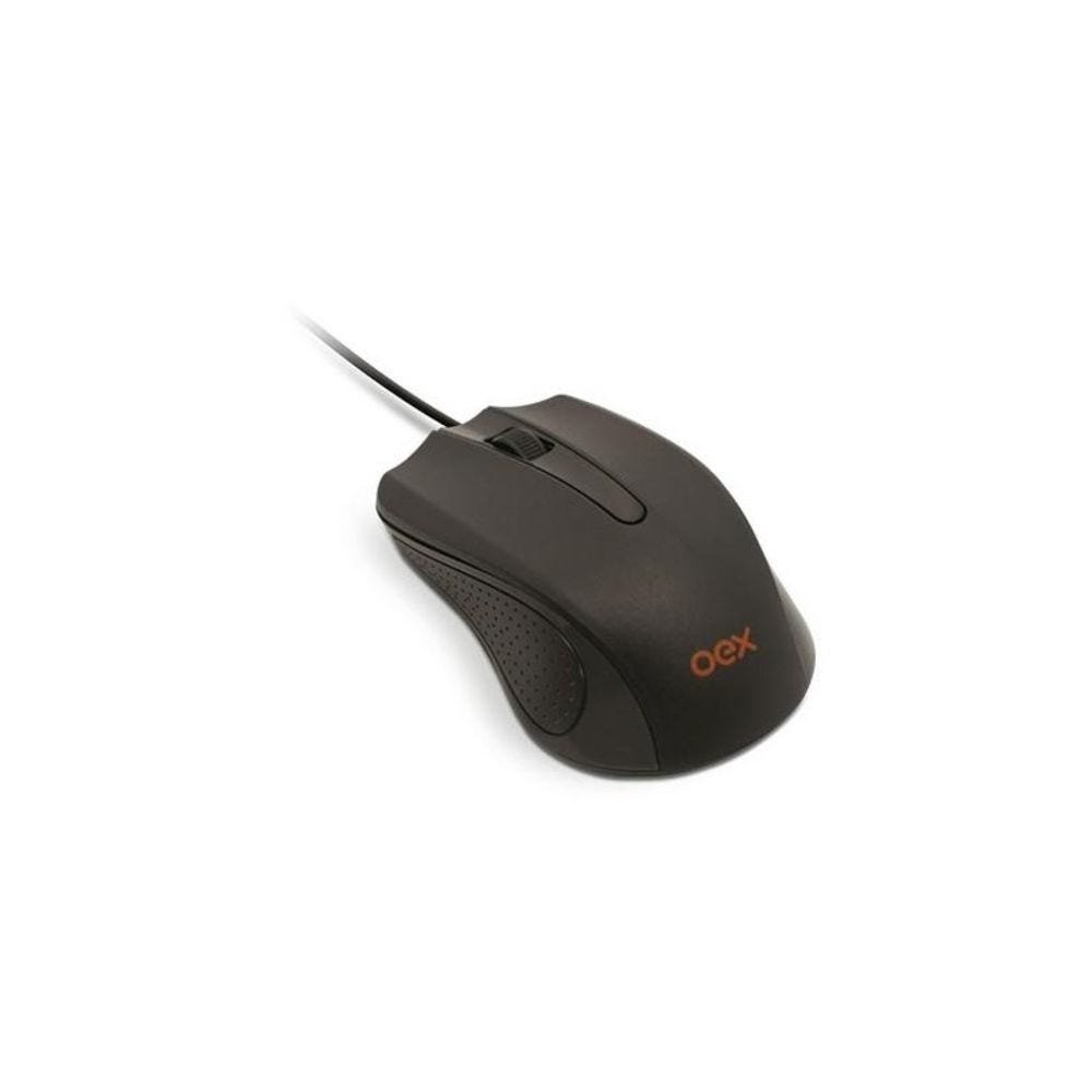 Mouse ÓPTICO-USB MS100 - 1200DPI - Oex - 1
