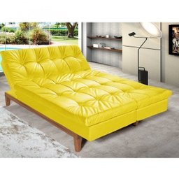 Sofá Cama 3 Lugares 5 Posições Versátil Madero Espresso Móveis - 2