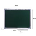 Ver imagem 7 de Lousa Quadro Verde Branco 2 em 1 Magnetico Frente Verso Painel Duplo Mural Aluminio Planejamento Tar
