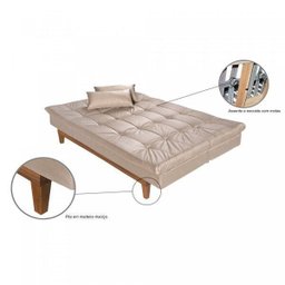 Sofá Cama 3 Lugares 5 Posições Versátil Madero Espresso Móveis - 6