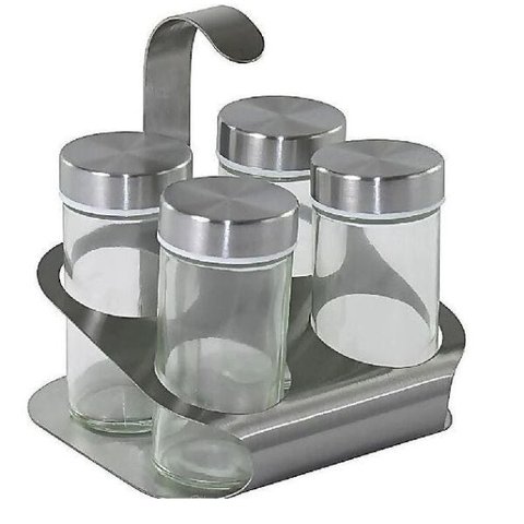 GALHETEIRO KIT COM 4 PEÇAS COM SUPORTE