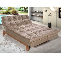 Sofá Cama 3 Lugares 5 Posições Versátil Madero Espresso Móveis - 2