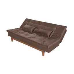 Sofá Cama 3 Lugares 5 Posições Versátil Madero Espresso Móveis - 3