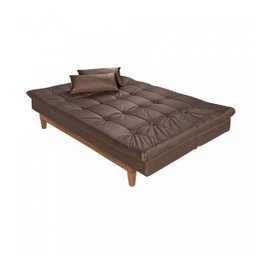 Sofá Cama 3 Lugares 5 Posições Versátil Madero Espresso Móveis - 4