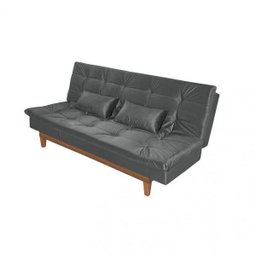 Sofá Cama 3 Lugares 5 Posições Versátil Madero Espresso Móveis - 3
