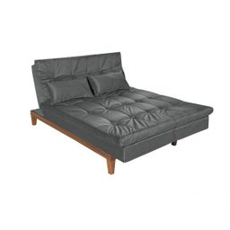 Sofá Cama 3 Lugares 5 Posições Versátil Madero Espresso Móveis - 7