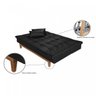 Sofá Cama 3 Lugares 5 Posições Versátil Madero Espresso Móveis - 6