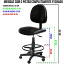 Ver imagem 3 de Cadeira Caixa Alta Executiva Courvin com Rodízios