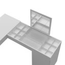 Ver imagem 5 de Escrivaninha em L com Penteadeira Star Princesa Branca - Mobler - Babyroom