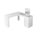 Ver imagem 7 de Escrivaninha em L com Penteadeira Star Princesa Branca - Mobler - Babyroom