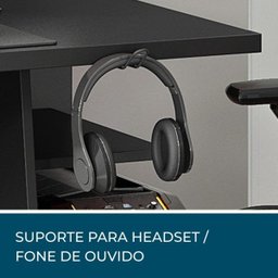 Mesa Computador Gamer Preto Notavel Nt2020 - 2