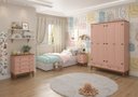 Ver imagem 5 de Cômoda 4 Gavetas Rosa
