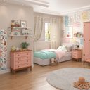 Ver imagem 2 de Cômoda 4 Gavetas Rosa