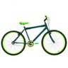Bicicleta Masculina Aro 26 Mtb Alumínio Colorido Cor Verde Escuro - 1