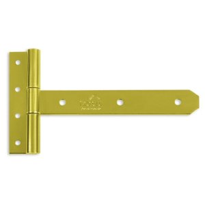 Dobradiça para Baia Tipo T 4 Furos Escariados Forsul Dourada