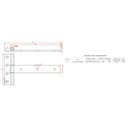 Ver imagem 2 de Dobradiça para Baia Tipo T 4 Furos Escariados Forsul Preta