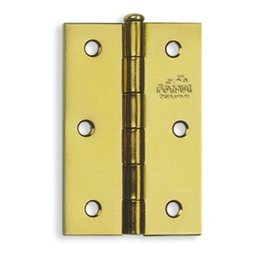 3 Dobradiças 3 1/2 para Porta e Janela Forsul Dourada - 1