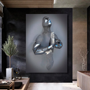 Ver imagem 5 de Quadro Homem Metal 3D -- BR ARTES