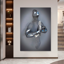 Ver imagem 4 de Quadro Homem Metal 3D -- BR ARTES
