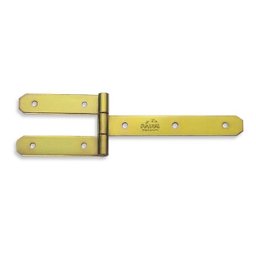 2 Dobradiças Parafusar 2 Hastes N-2 25cm Forsul para Portão, Porteira e Porta Dourada - 1