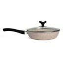 Ver imagem 1 de Frigideira Branca Antiaderente Marmorizada Javali Cb 24cm 2096jav