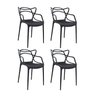 Kit 4 Cadeiras Polipropileno Alegra - 1