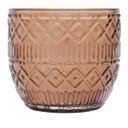 Ver imagem 3 de CASTICAL VIDRO AZTEC LINES MARROM 5,5X5,5X6,5 CM