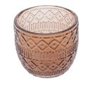 Ver imagem 1 de CASTICAL VIDRO AZTEC LINES MARROM 5,5X5,5X6,5 CM