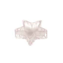 CASTICAL VIDRO FIVE POINTS STAR CINZA 9X9X2,7 CM - 2