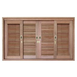 Janela de Correr Veneziana Panorâmica Madersilva 120cmx140cmx14cm - 1