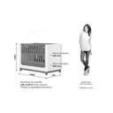 Ver imagem 5 de Quarto Infantil Completo Aconchego 2 Peças (1 Guarda Roupa + 1 Berço) Qi82 Branco/jequitiba - Henn