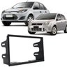 Moldura Painel 2 Din Dvd Fiesta Hatch Sedan 2005 À 2012 Preto S/m 05/12 Preto - 2