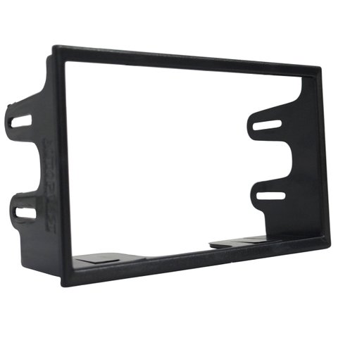 Moldura Painel 2 Din Dvd Fiesta Hatch Sedan 2005 À 2012 Preto S/m 05/12 Preto