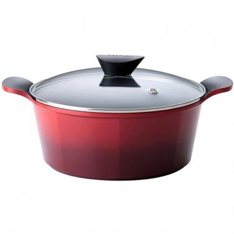 Panela Caçarola Venn De 32cm Vermelha Neoflam