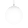 Lustre Pendente Orby Bolinha Branco - 2
