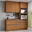 Ver imagem 2 de Cozinha Modulada 4 Pecas 190 Cm G751 Maxxi Canela Kappesberg Canela