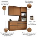 Ver imagem 3 de Cozinha Modulada 4 Pecas 190 Cm G751 Maxxi Canela Kappesberg Canela