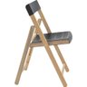 Cadeira de Madeira Dobrável Potenza em Madeira Itaúba com Acabamento Natural com Assento - 2