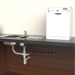 KIT CONEXÃO PARA CUBA SIFÃO COM SAÍDA PARA MÁQUINA DE LAVAR BRANCO CINZA 030420 - 2