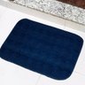 Tapete para Banheiro Tapetes Junior Esmeralda em Polipropileno 40x60cm Azul Petróleo Antiderrapante  - 1