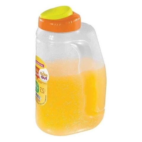 Garrafa Jarra Água e Suco Sanremo Retangular 2,5Lt - Sanremo