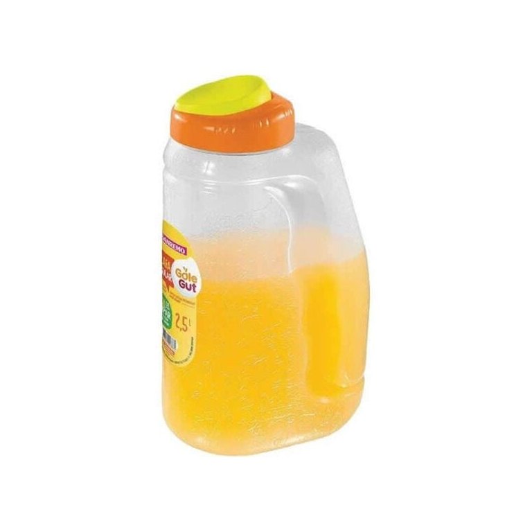 Garrafa Jarra Água e Suco Sanremo Retangular 2,5Lt - Sanremo