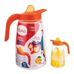 Jarra De Vidro Com Tampa Para Suco 1,5 Litros - Euro - 1