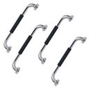 Ver imagem 1 de Barra de Apoio 30cm Inox Suporte Antiderrapante Casa Banheiro Box Kit 4 Unidades Idoso Cadeirante Ge