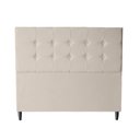 Ver imagem 4 de Cabeceira Cama Box Queen Estofada Itália 160cm Suede Bege - Divalê Shop